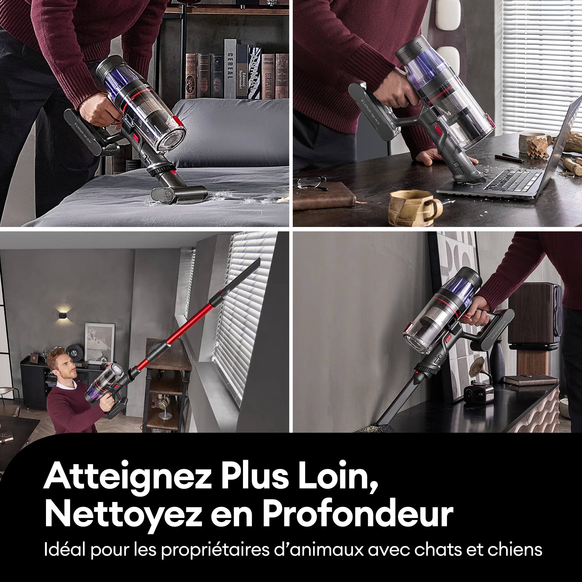 Ultenic Aspirateur Balai Sans Fil U16 Flex - Image 9