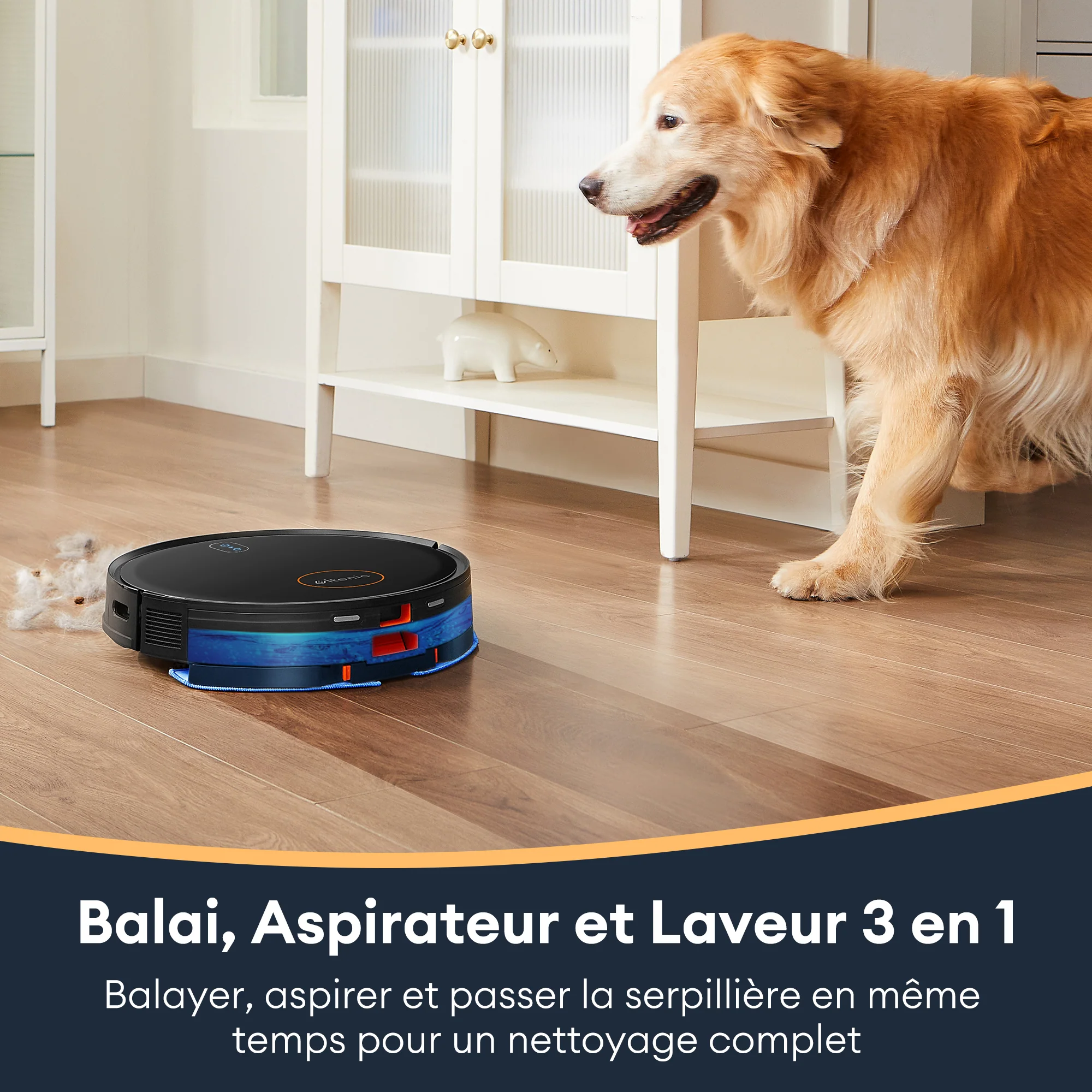 Ultenic D6s Robot Aspirateur et Laveur - Image 7