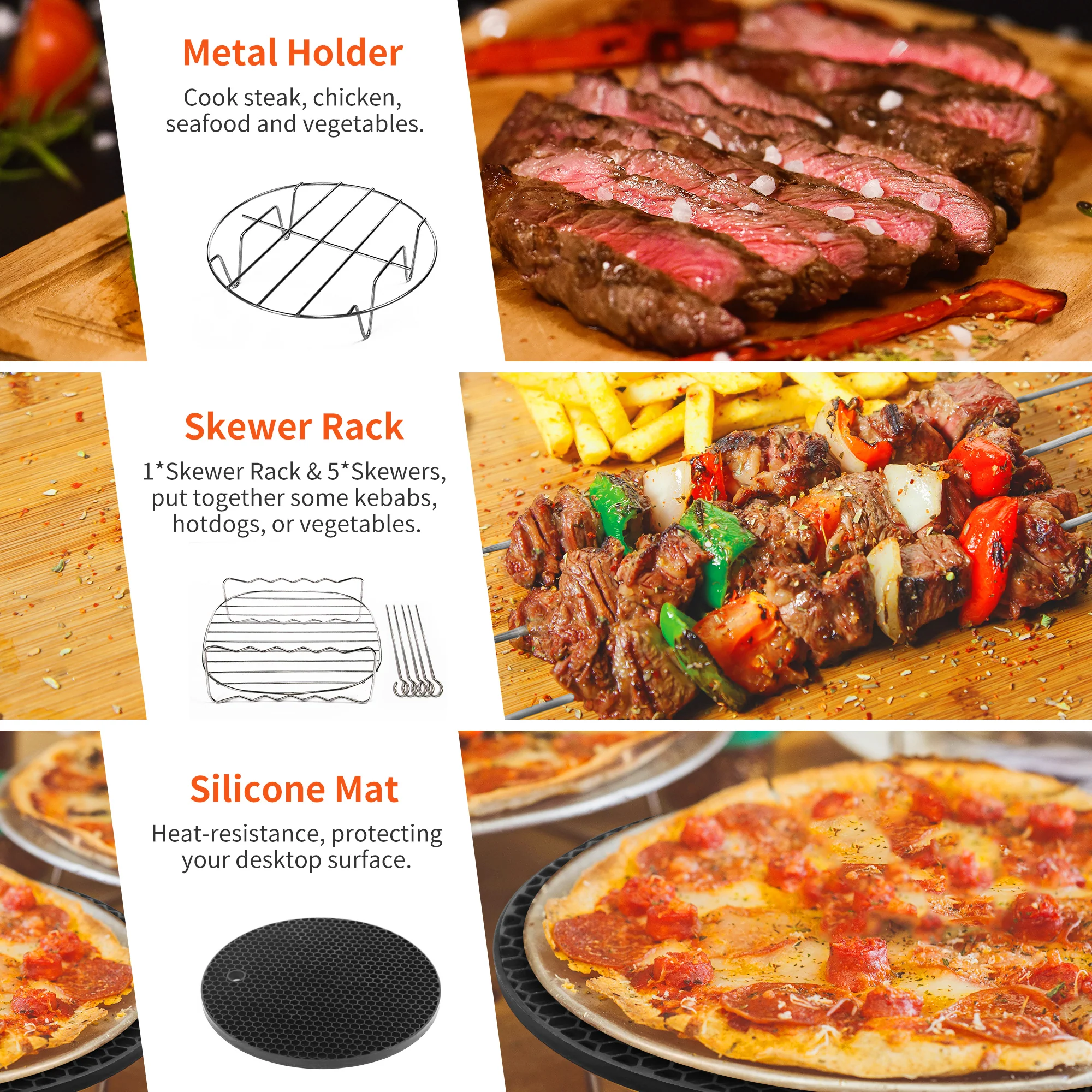 Kit d'Accessoires, Support De Plaque pour K10 friteuse sans huile - Image 4