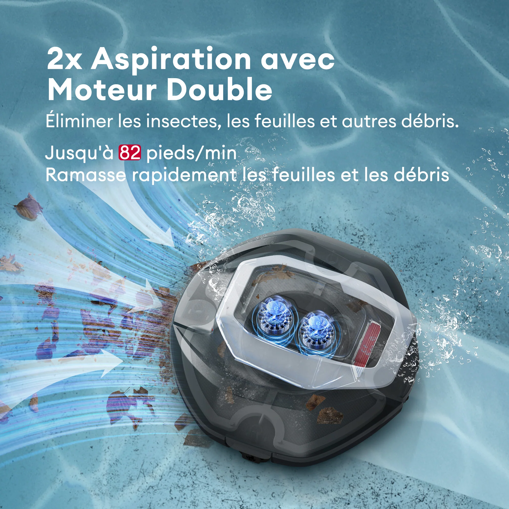 Ultenic Pooleco 10 Series Nettoyeur de Piscine Robotisé Sans Fil - Image 3