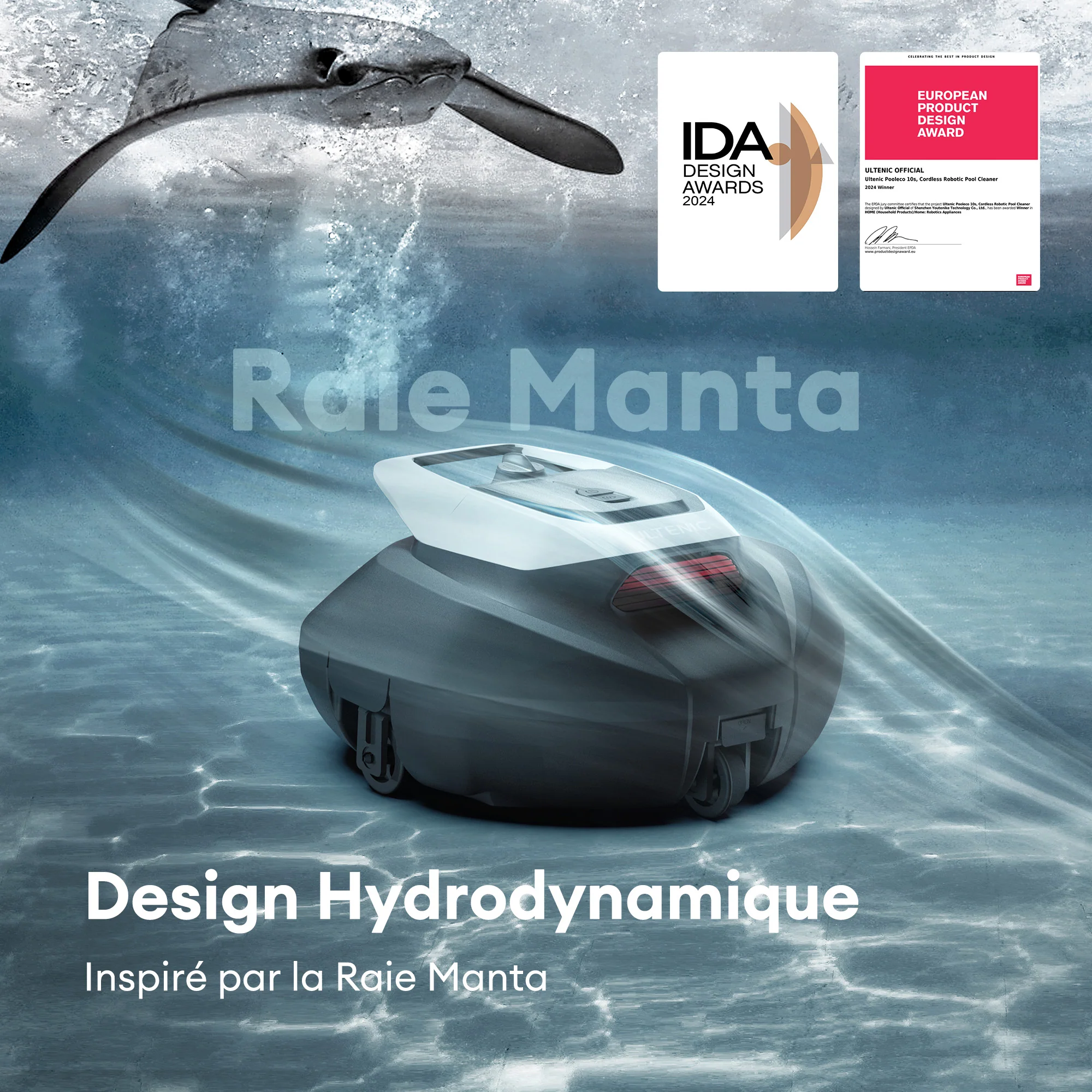 Ultenic Pooleco 10 Series Nettoyeur de Piscine Robotisé Sans Fil - Image 4