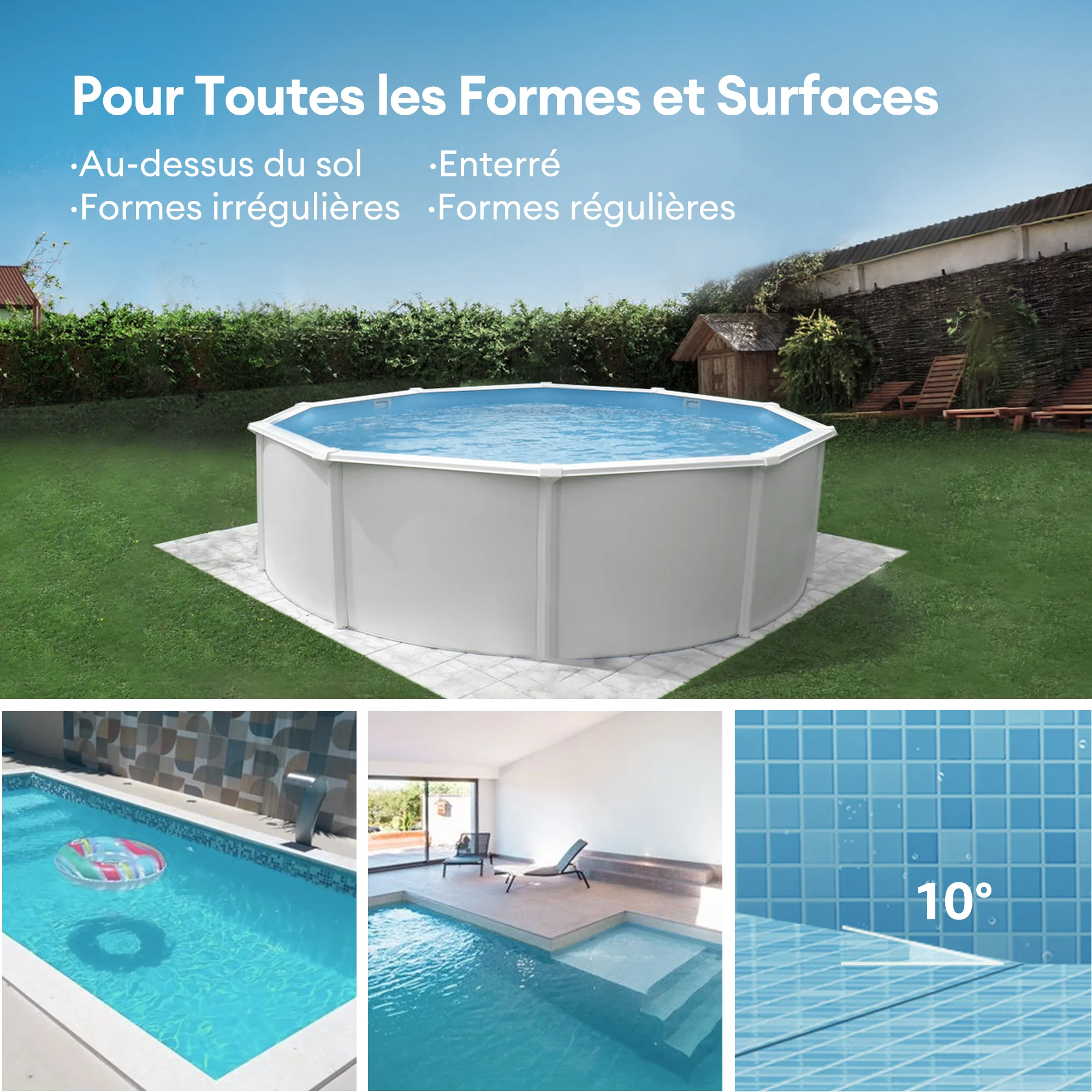Ultenic Pooleco 10 Series Nettoyeur de Piscine Robotisé Sans Fil - Image 7