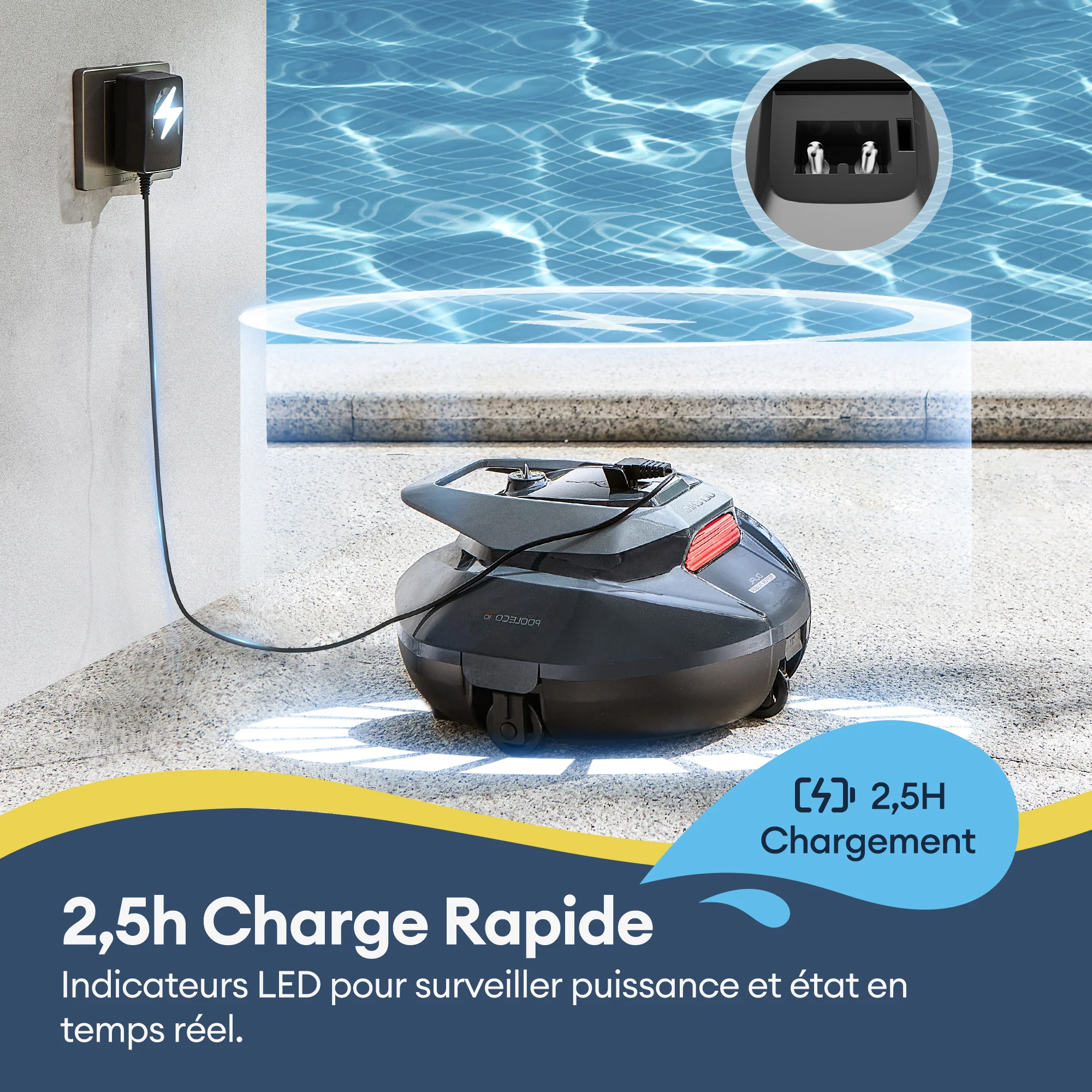 Ultenic Pooleco 10 Series Nettoyeur de Piscine Robotisé Sans Fil - Image 8