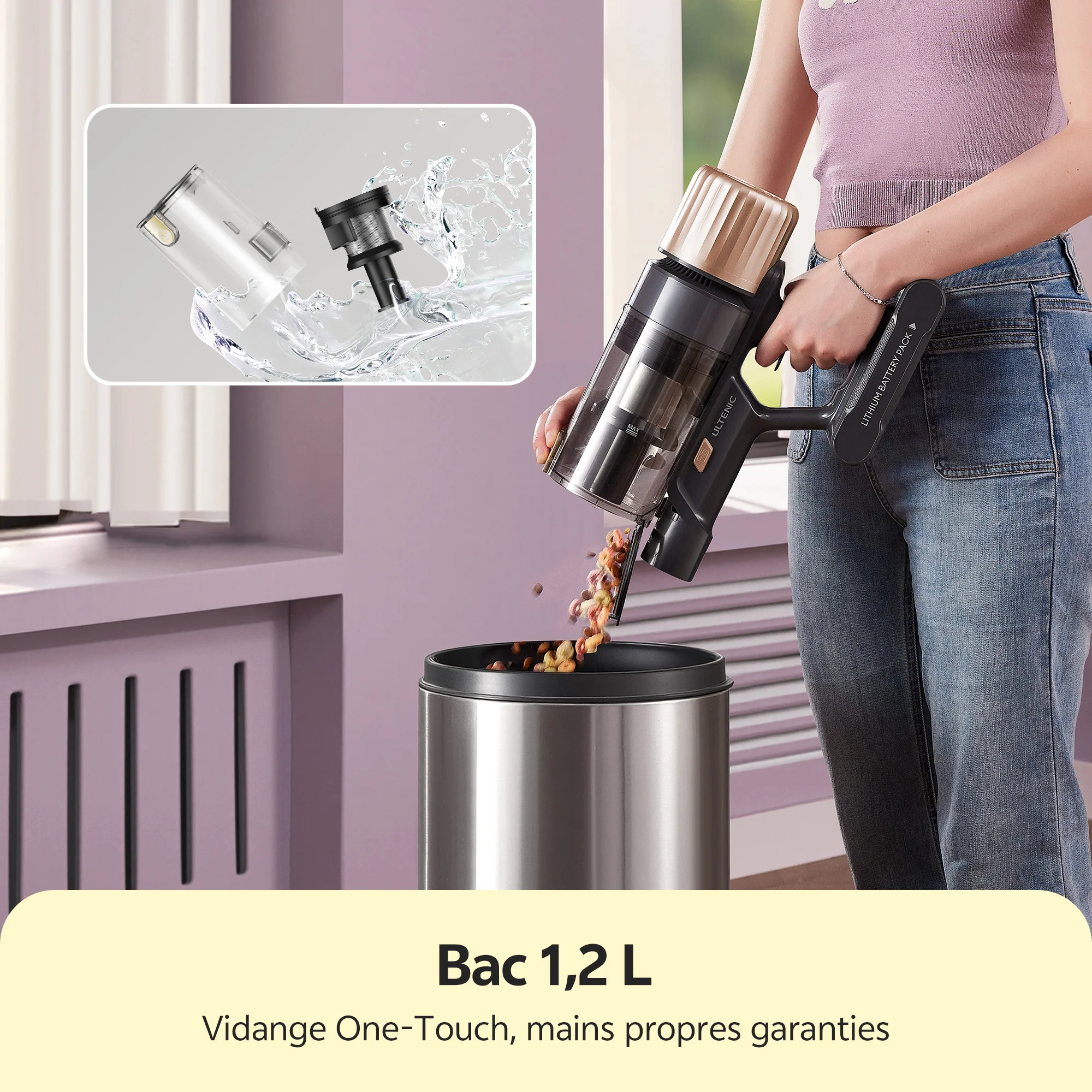 Ultenic U15 Aspirateur Balai Sans Fil - Image 9