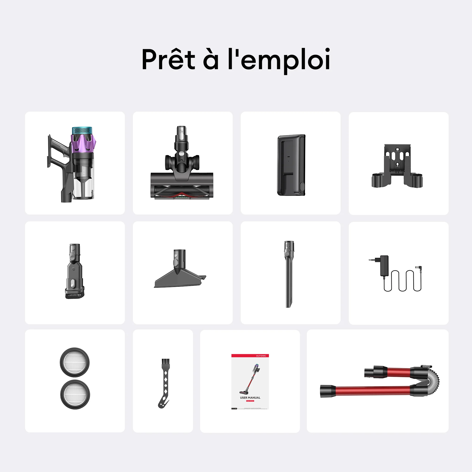 Ultenic U18 PowerPro Aspirateur Balai Sans Fil - Image 13