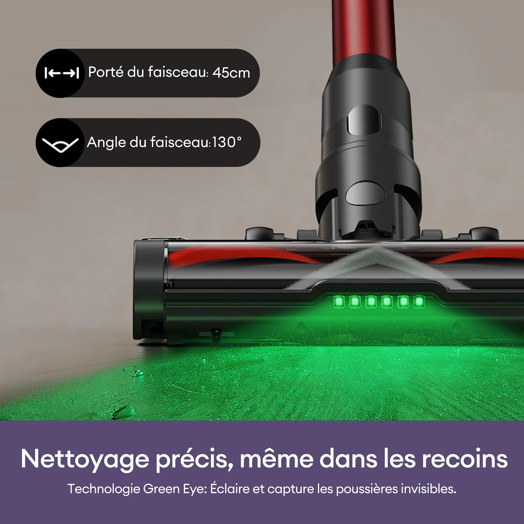 Ultenic U18 PowerPro Aspirateur Balai Sans Fil - Image 8