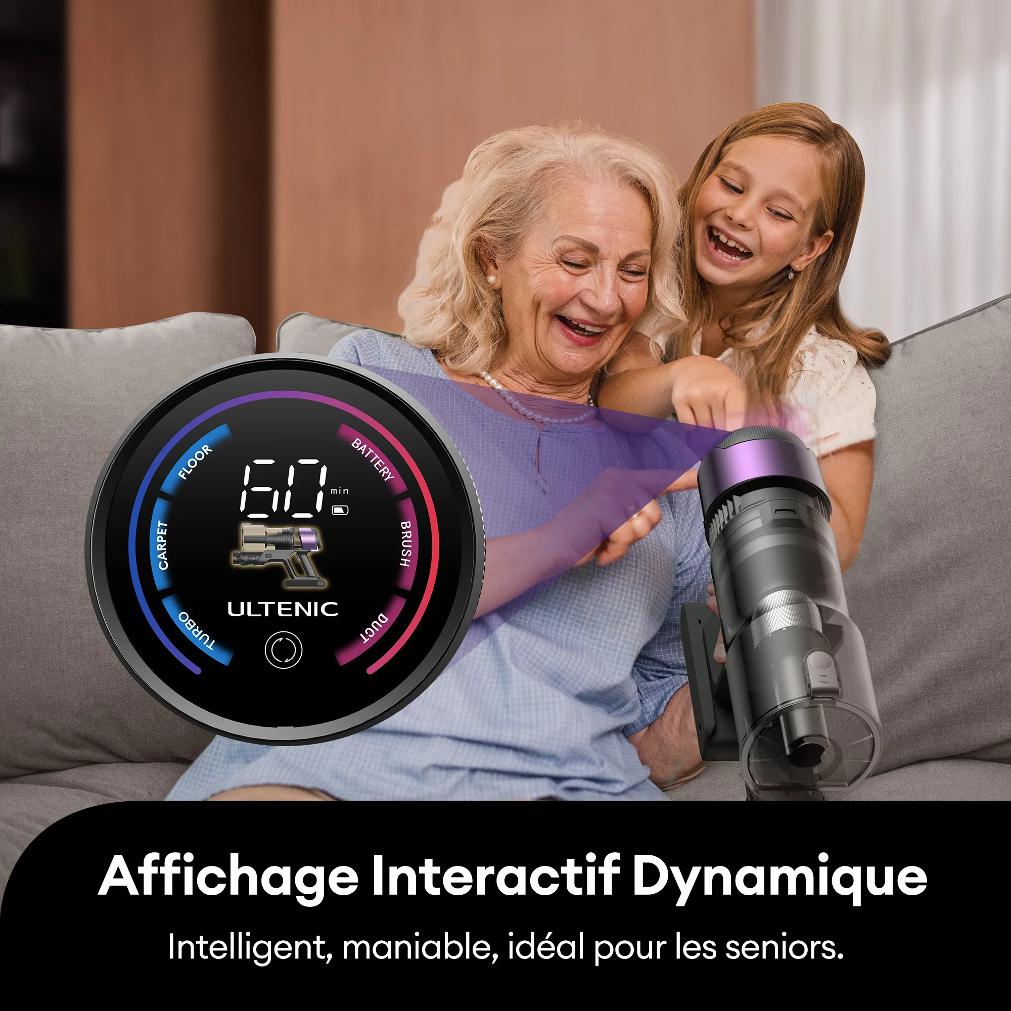 Ultenic U20 Aspirateur Balai Sans Fil - Image 8